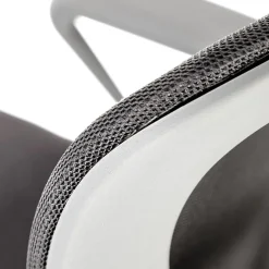 Garnero Arredamenti Sedie Da Ufficio|Sedie Scrivania Ufficio-Sedia ufficio girevole regolabile in tessuto Dalia Grigio