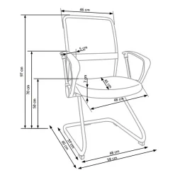 Garnero Arredamenti Sedie Da Ufficio|Sedie Scrivania Ufficio-Sedia ufficio moderna con braccioli in tessuto nera Juno