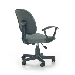 Garnero Arredamenti Sedie Da Ufficio|Sedie Scrivania Ufficio-Sedia ufficio regolabile con ruote in tessuto grigio Spaz