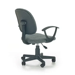 Garnero Arredamenti Sedie Da Ufficio|Sedie Scrivania Ufficio-Sedia ufficio regolabile con ruote in tessuto grigio Spaz