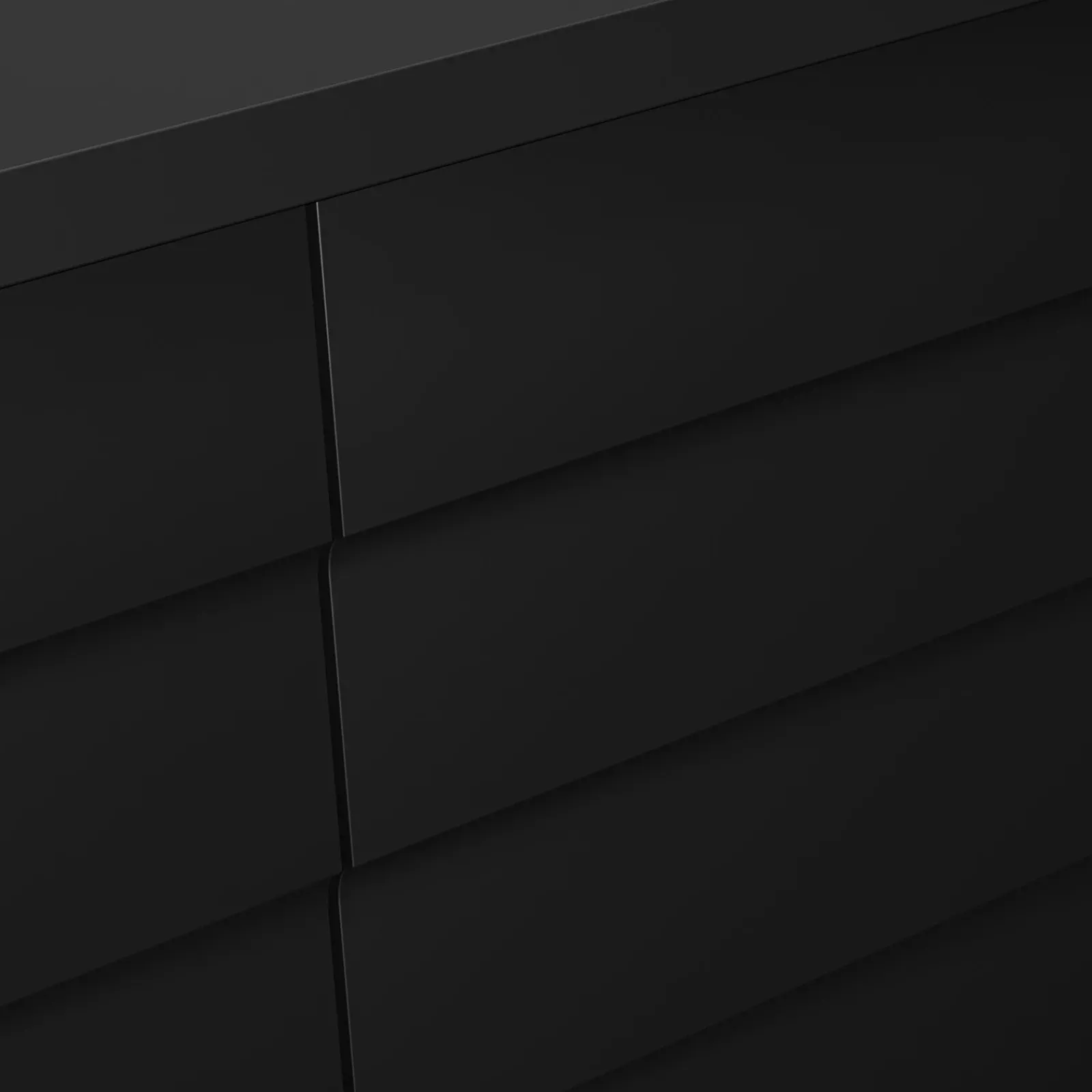 Garnero Arredamenti Comodini|Comò-Set 2 comodini 45x51h cm 1 anta nero Wild Nero Opaco