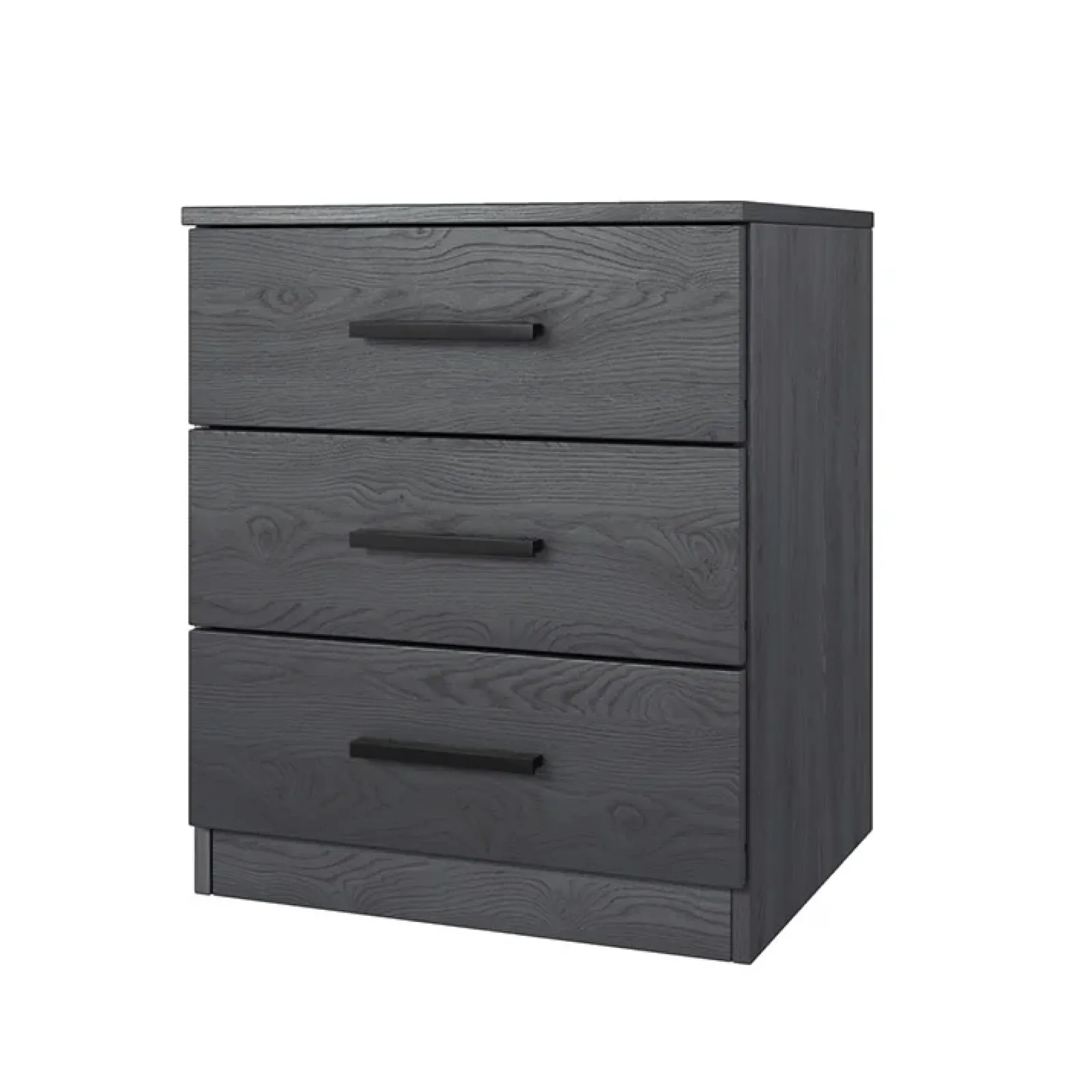 Garnero Arredamenti Comodini Cameretta|Comò-Set 2 comodini 46x56h cm 3 cassetti moderni Cortina Gihome® Ossido