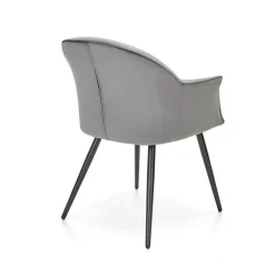 Garnero Arredamenti Poltrone Design|Poltrone Relax-Set 2 poltrone relax moderna in velluto grigio nero Chica