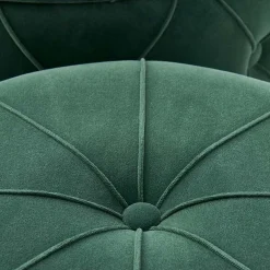 Garnero Arredamenti Pouf-Set 2 pouf moderno contenitore in velluto Emil Verde