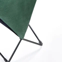 Garnero Arredamenti Sedie In Tessuto-Set 2 sedie da pranzo imbottite in velluto scuro nero Malabo Verde