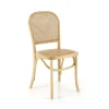 Garnero Arredamenti Sedie In Legno-Set 2 sedie da pranzo in rattan naturale Ivory