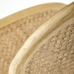 Garnero Arredamenti Sedie In Legno-Set 2 sedie da pranzo in rattan naturale Ivory