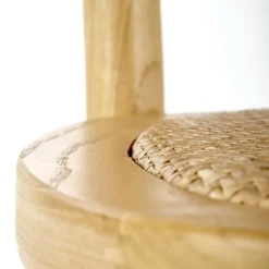 Garnero Arredamenti Sedie In Legno-Set 2 sedie da pranzo in rattan naturale Ivory