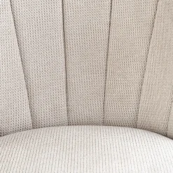 Garnero Arredamenti Sedie In Tessuto-Set 2 sedie da pranzo in tessuto beige nero Quark