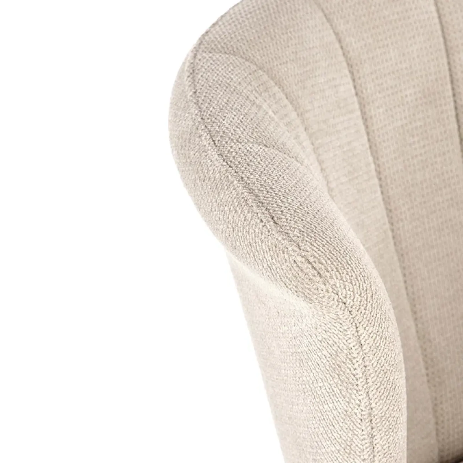 Garnero Arredamenti Sedie In Tessuto-Set 2 sedie da pranzo in tessuto beige nero Quark