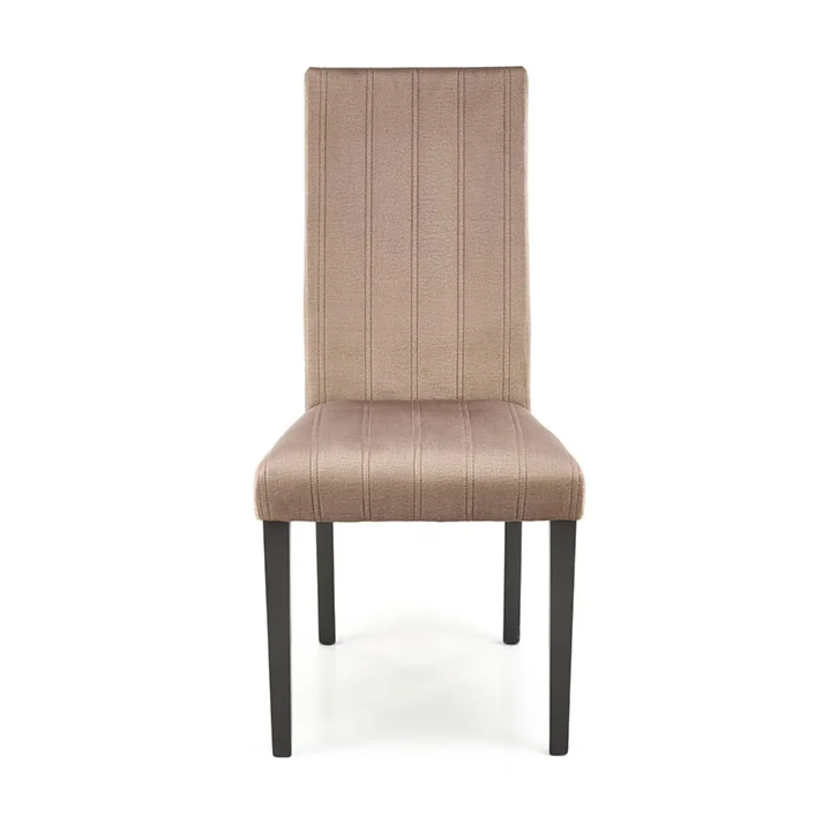 Garnero Arredamenti Sedie In Tessuto-Set 2 sedie da pranzo in tessuto velluto trapuntato beige nero Mascate