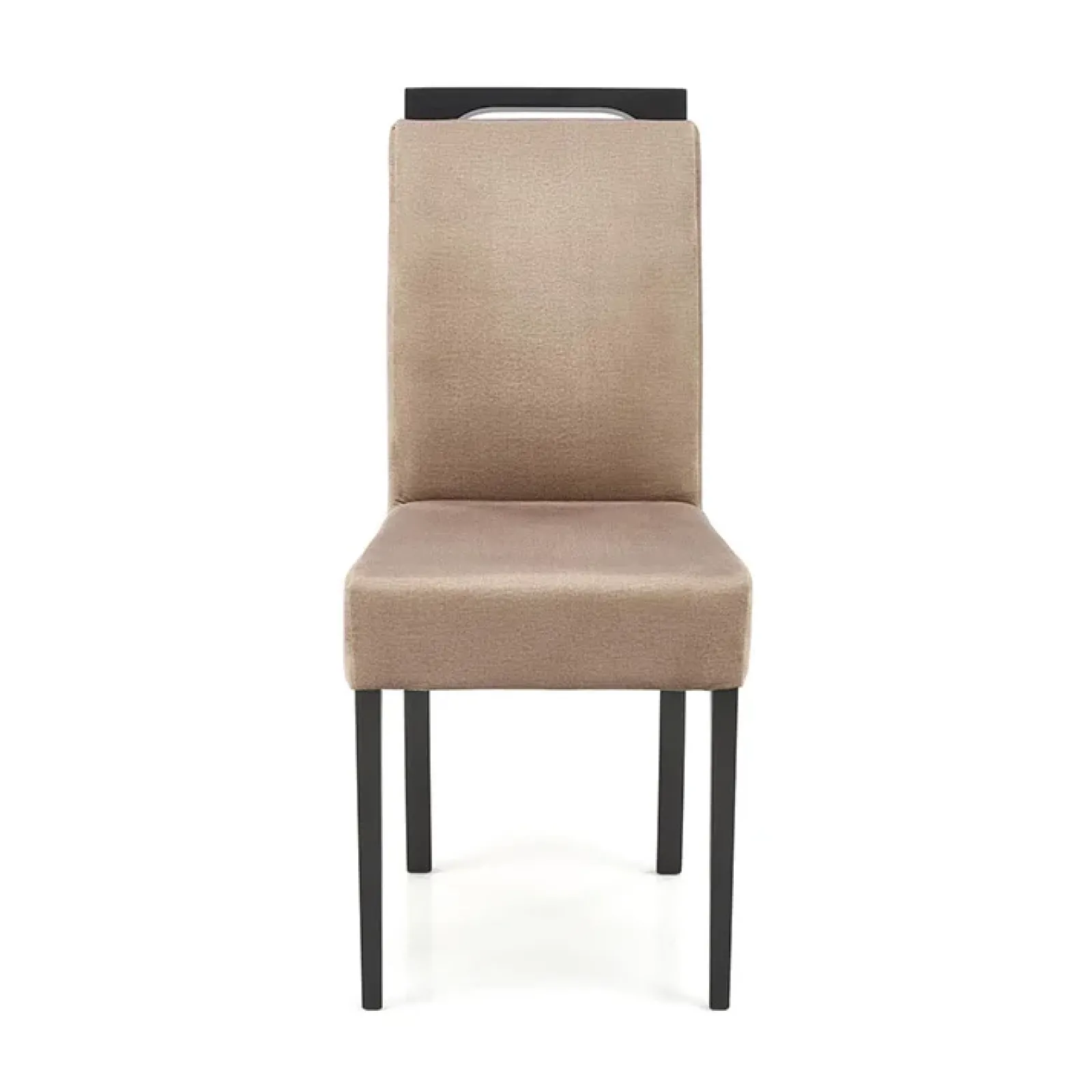 Garnero Arredamenti Sedie In Tessuto-Set 2 sedie da pranzo in tessuto nero beige Managua