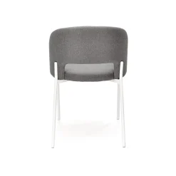 Garnero Arredamenti Sedie In Tessuto-Set 2 sedie da pranzo in tessuto grigio Turbo