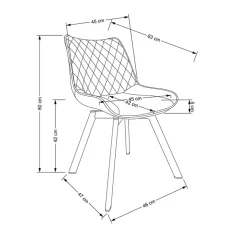 Garnero Arredamenti Sedie In Tessuto-Set 2 sedie da pranzo in velluto verde scuro nero Balboa