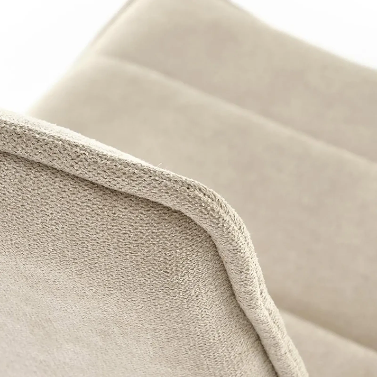 Garnero Arredamenti Sedie In Tessuto-Set 4 sedie da pranzo moderne in tessuto nero Quiche Beige