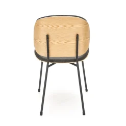 Garnero Arredamenti Sedie Sala Attesa|Sedie In Tessuto-Set 2 sedie da sala moderne in tessuto rovere grigio scuro Dorotea