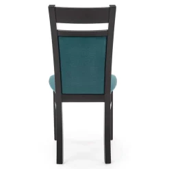 Garnero Arredamenti Sedie In Tessuto|Sedie In Legno-Set 2 sedie imbottite classiche in tessuto nero verde Azalea Verde Petrolio - Nero