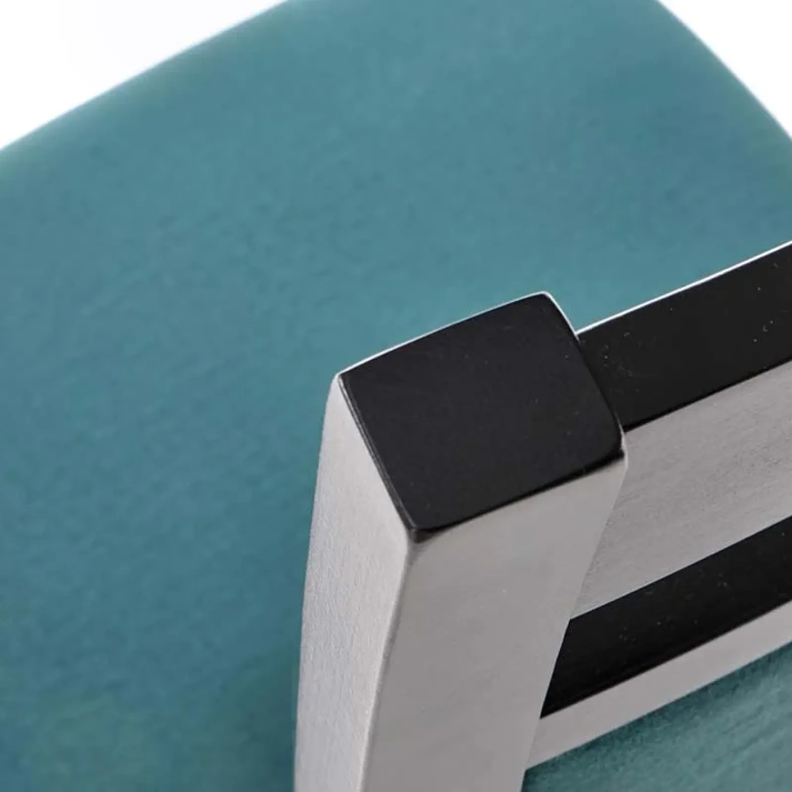 Garnero Arredamenti Sedie In Tessuto|Sedie In Legno-Set 2 sedie imbottite classiche in tessuto nero verde Azalea Verde Petrolio - Nero