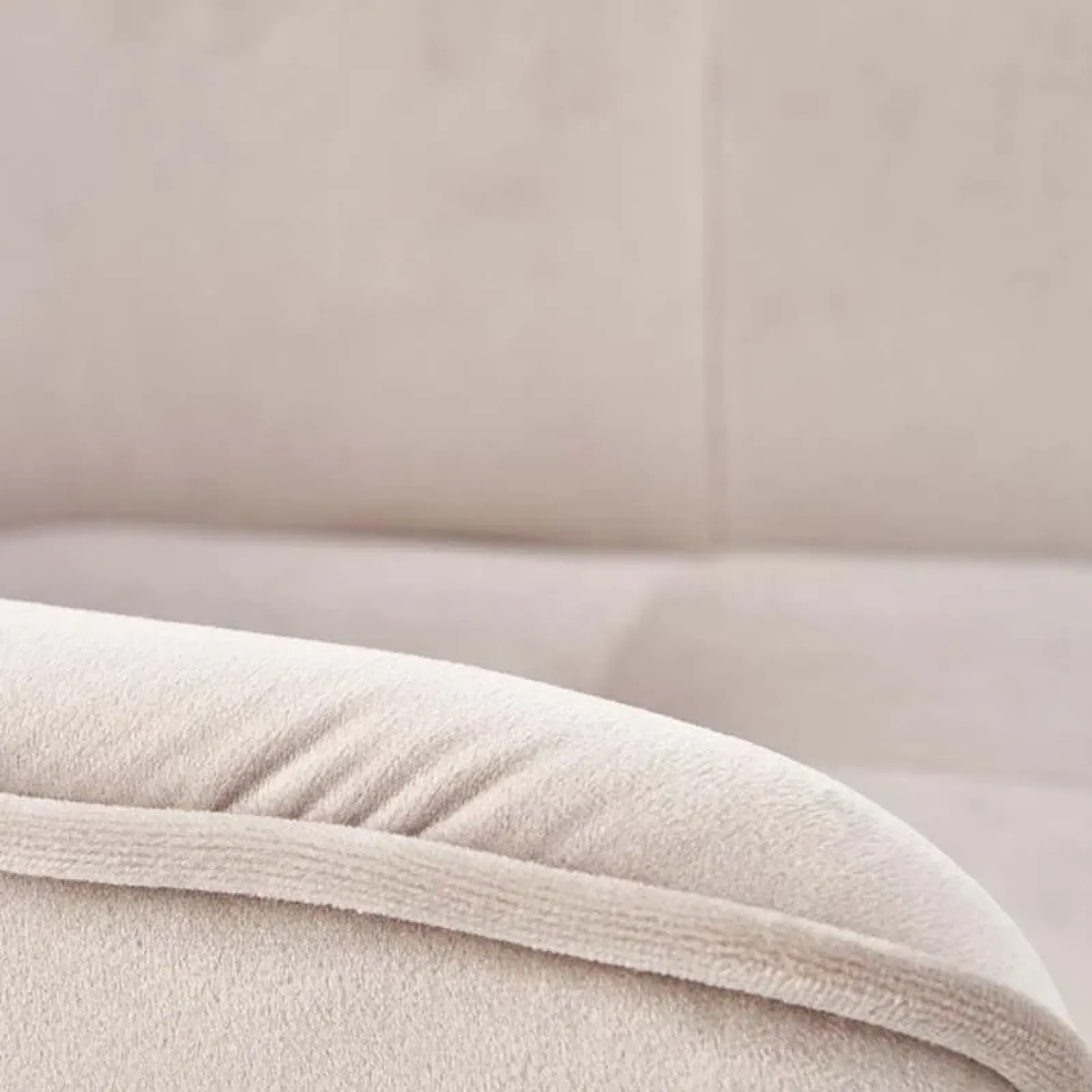 Garnero Arredamenti Sedie In Tessuto-Set 2 sedie imbottite in velluto beige industrial Elsa