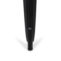 Garnero Arredamenti Sedie In Metallo-Set 2 sedie in metallo impilabili opaco Lix Nero