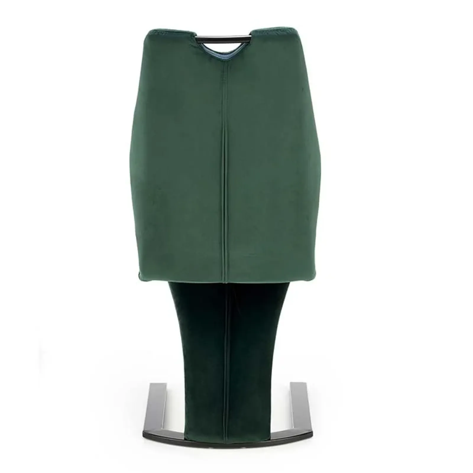 Garnero Arredamenti Sedie In Tessuto-Set 2 sedie moderne imbottite in velluto acciaio nero Juliet Verde