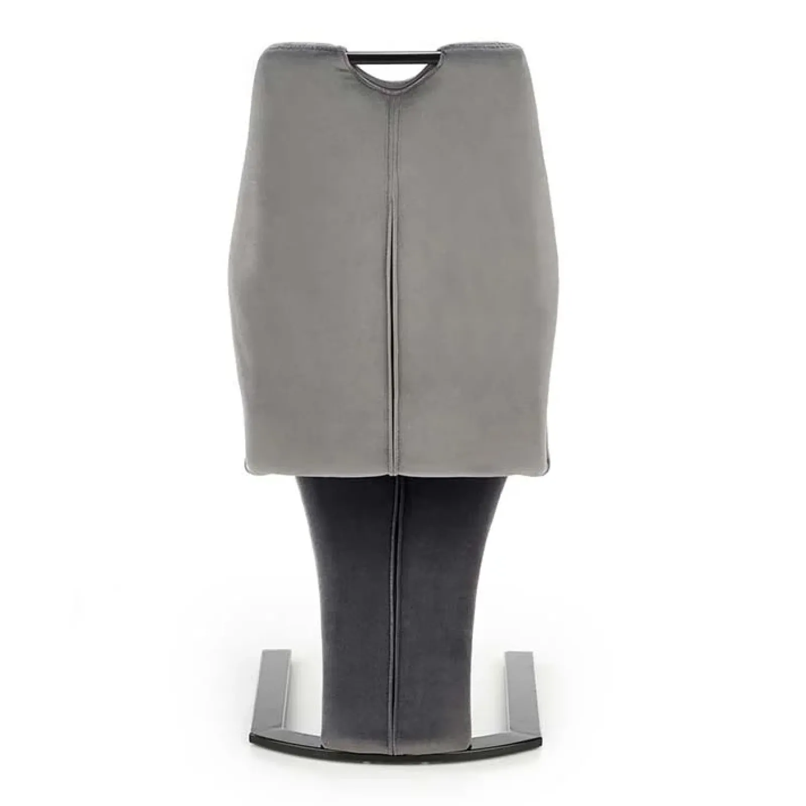 Garnero Arredamenti Sedie In Tessuto-Set 2 sedie moderne imbottite in velluto acciaio nero Juliet Grigio