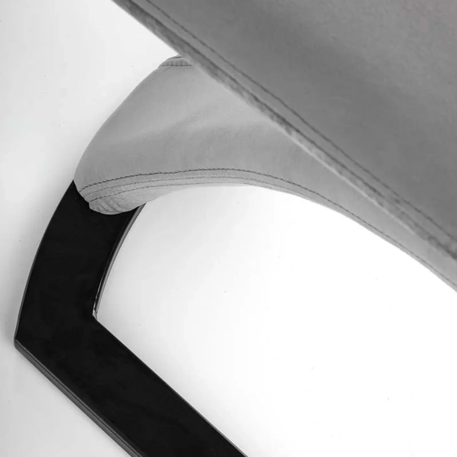 Garnero Arredamenti Sedie In Tessuto-Set 2 sedie moderne imbottite in velluto acciaio nero Juliet Grigio