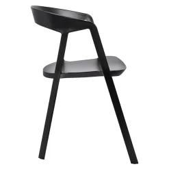 Garnero Arredamenti Sedie Polipropilene-Set 2 sedie polipropilene impilabili nero opaco Gandia