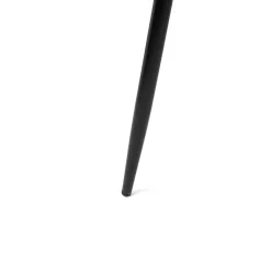 Garnero Arredamenti Sedie Polipropilene-Set 2 sedie polipropilene design con braccioli nero opaco Messina