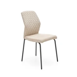 Garnero Arredamenti Sedie In Tessuto-Set 4 sedie sala moderne in tessuto Corvo Beige