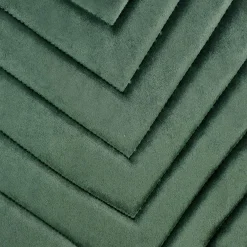 Garnero Arredamenti Sedie In Tessuto-Set 4 sedie soggiorno moderne in velluto verde scuro nero Icaro