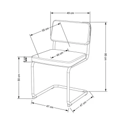 Garnero Arredamenti Sedie In Tessuto-Set 4 sedie soggiorno moderne in velluto acciaio Vader Senape