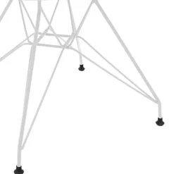 Garnero Arredamenti Sedie In Metallo-Set 4 sedie soggiorno moderne industrial metallo bianco Next