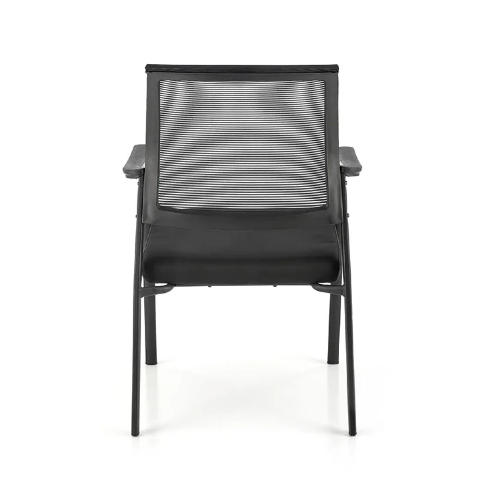 Garnero Arredamenti Sedie In Tessuto-Set 4 sedie soggiorno moderne in tessuto nero Precious