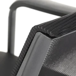 Garnero Arredamenti Sedie In Tessuto-Set 4 sedie soggiorno moderne in tessuto nero Precious