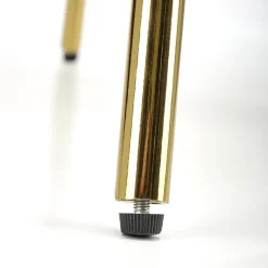 Garnero Arredamenti Sgabelli-Set 2 sgabelli moderni in velluto verde scuro oro Darko