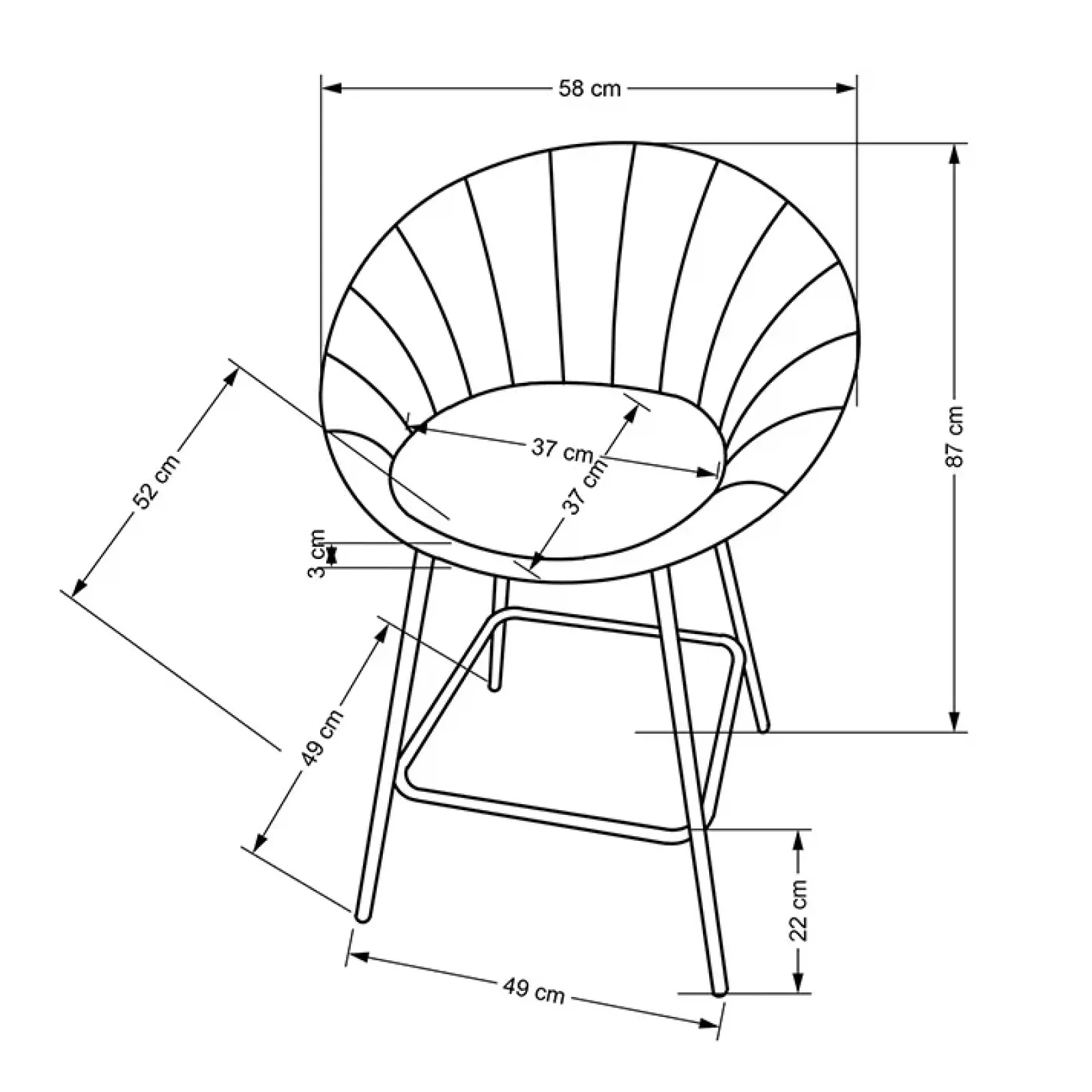 Garnero Arredamenti Sgabelli-Set 2 sgabelli moderni in velluto verde scuro oro Darko