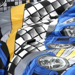 Garnero Arredamenti Copripiumini|Copripiumini-Set copripiumino bambino singolo e federa 140x200cm blu a fantasia Cars