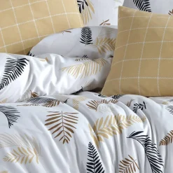 Garnero Arredamenti Copripiumini|Copripiumini-Set copripiumino matrimoniale e federe 220x240cm beige Ingrid