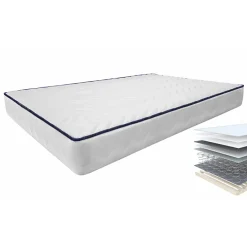 Garnero Arredamenti Materassi A Molle|Materassi A Molle-Set materasso una piazza e mezza con rete 120x190cm Elisir Gihome®