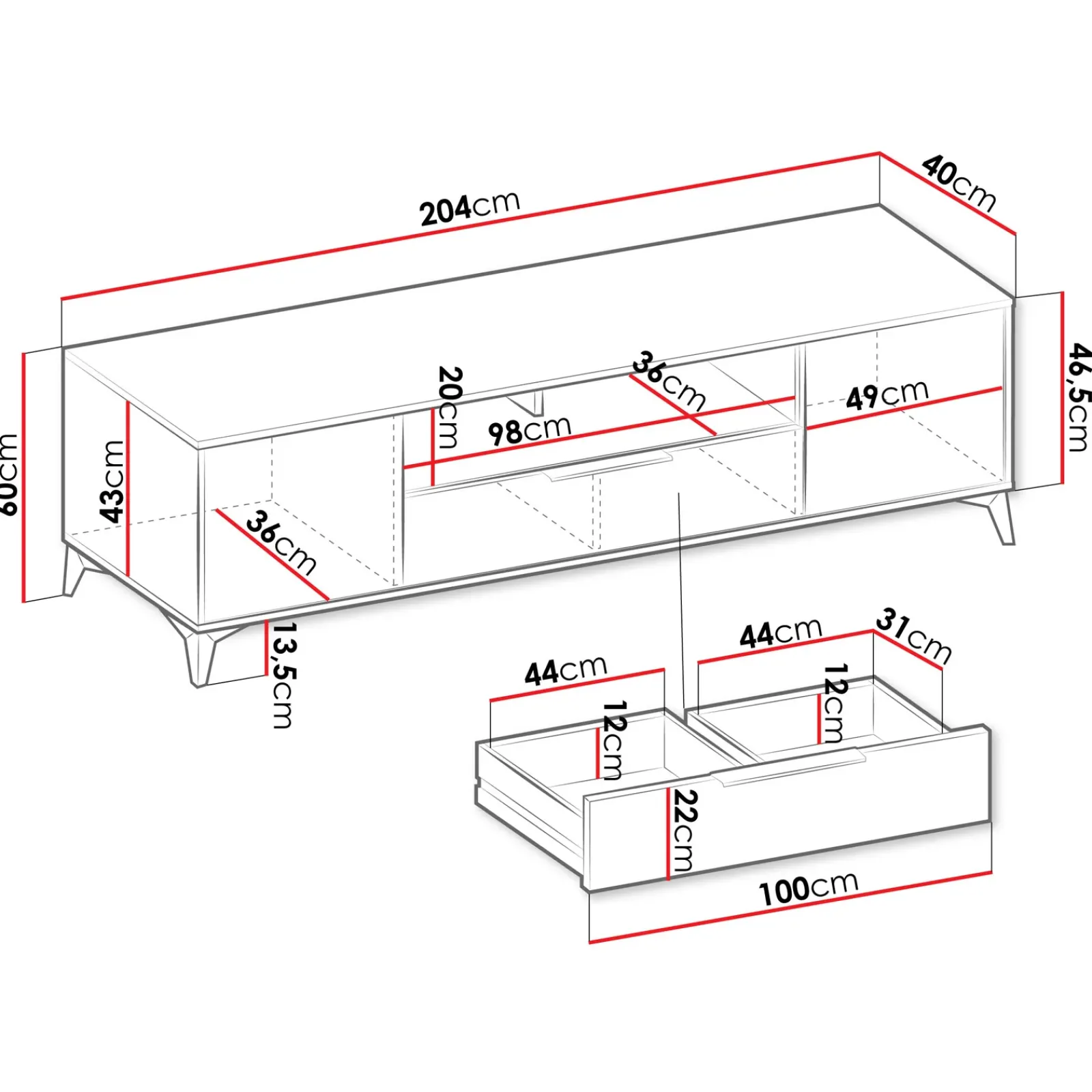 Garnero Arredamenti Set Mobili Soggiorno Completo-Set mobili soggiorno completo beige frontali serigrafati Miriam 1