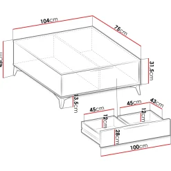 Garnero Arredamenti Set Mobili Soggiorno Completo-Set mobili soggiorno completo beige frontali serigrafati Miriam 1