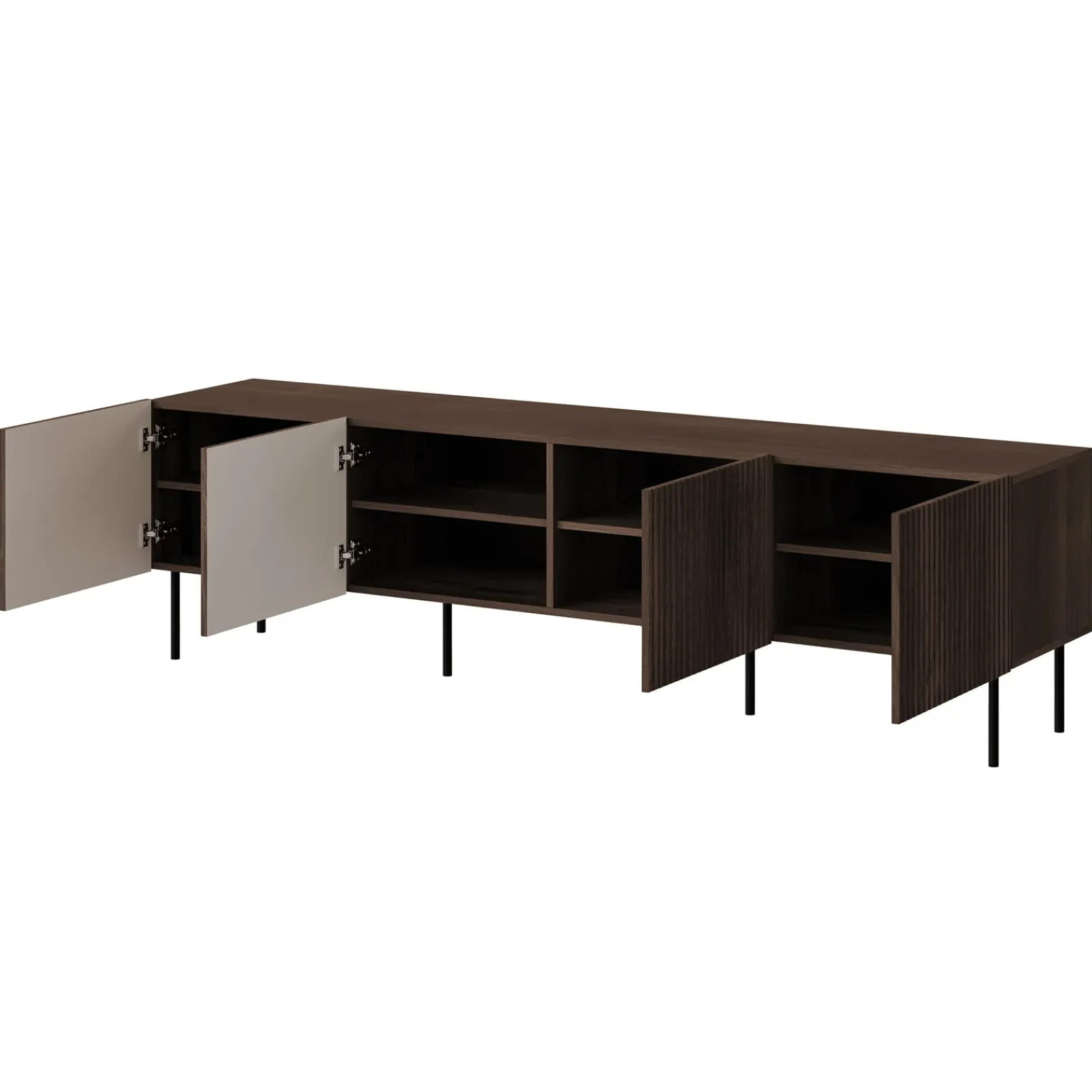 Garnero Arredamenti Set Mobili Soggiorno Completo-Set mobili soggiorno completo noce cannettato Gabiot