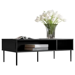 Garnero Arredamenti Set Mobili Soggiorno Completo-Set mobili soggiorno completo Stark 2 Nero Opaco