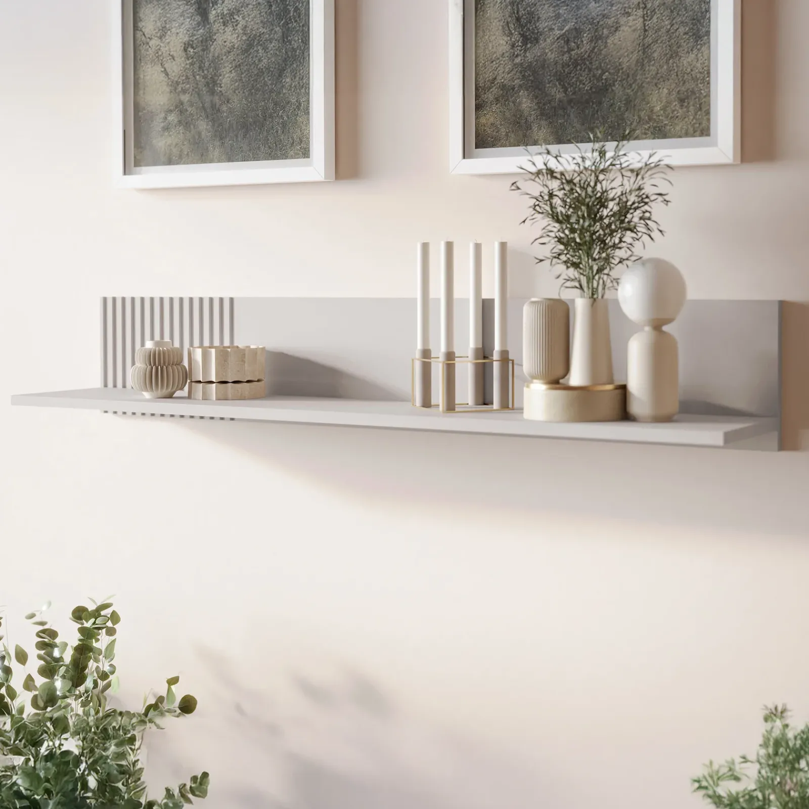 Garnero Arredamenti Set Mobili Soggiorno Completo-Set mobili soggiorno completo con frontali cannettati beige Ziggy 3