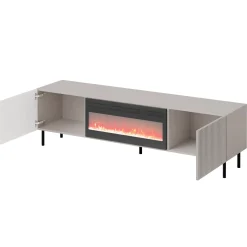 Garnero Arredamenti Set Mobili Soggiorno Completo-Set mobili soggiorno completo con frontali cannettati beige Ziggy 3