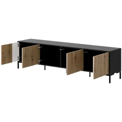 Garnero Arredamenti Set Mobili Soggiorno Completo-Set mobili soggiorno completo rovere nero Duble