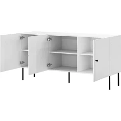 Garnero Arredamenti Set Mobili Soggiorno Completo-Set mobili soggiorno completo Stark 1 Bianco Opaco