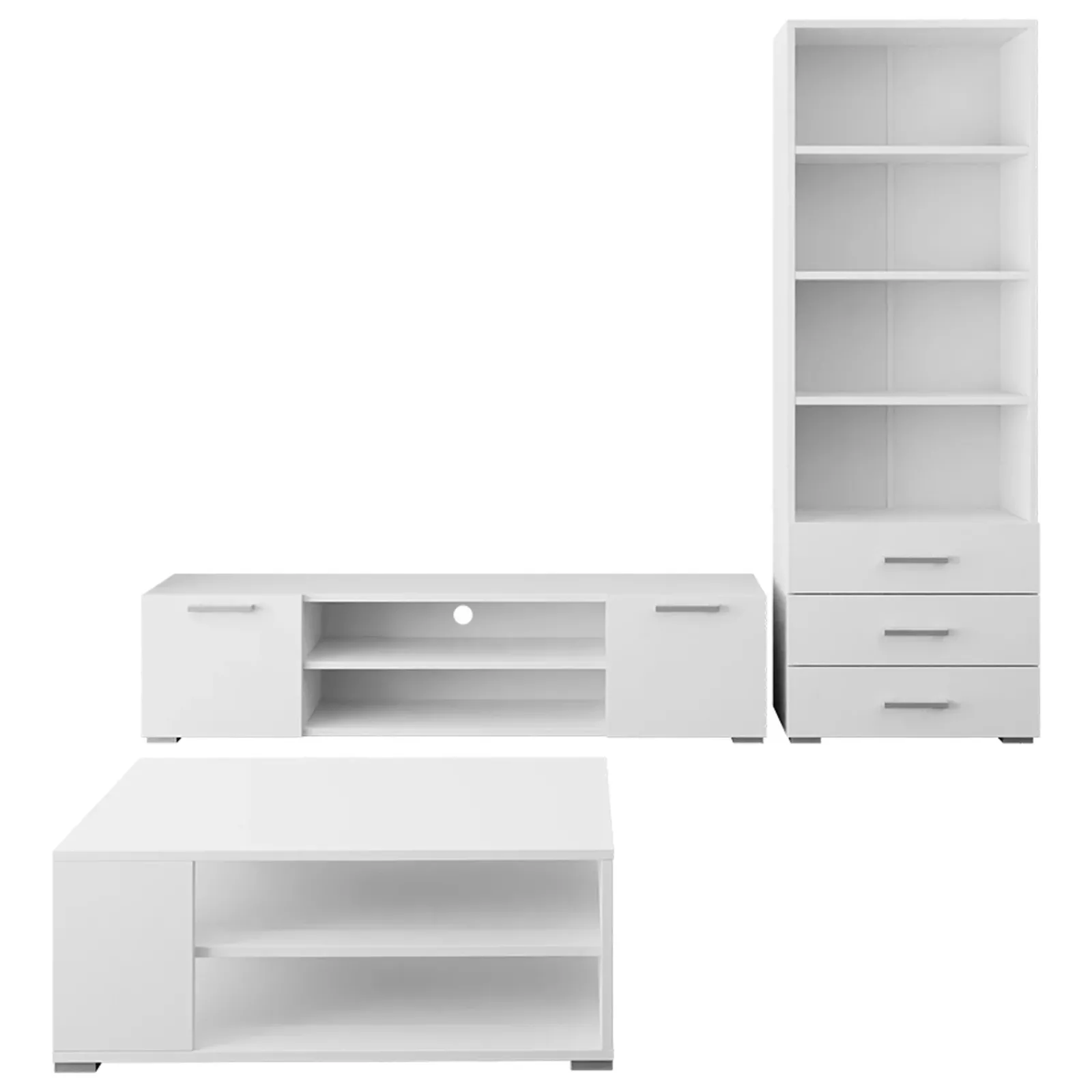 Garnero Arredamenti Set Mobili Soggiorno Completo-Set mobili soggiorno completo design moderno bianco Pastello 2