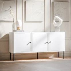 Garnero Arredamenti Set Mobili Soggiorno Completo-Set mobili soggiorno completo Stark 2 Bianco Opaco